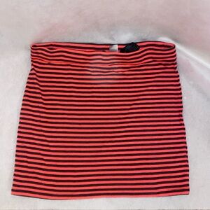 Red /orange black skirt size us 12